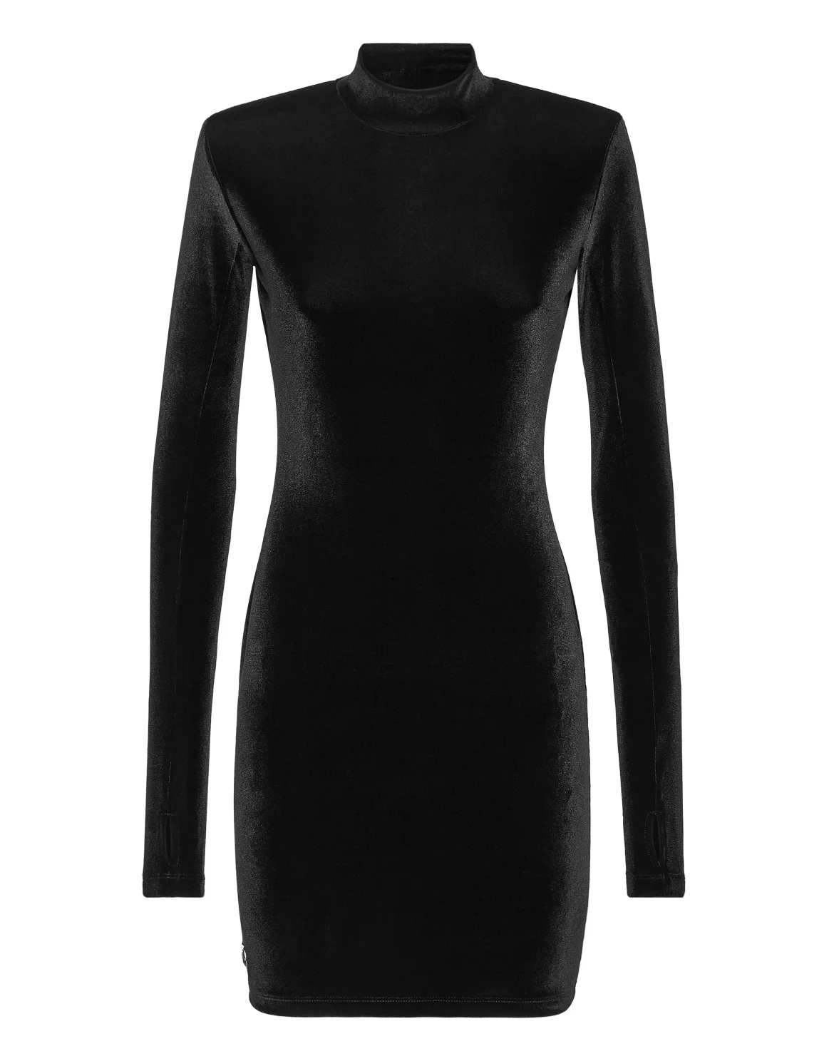 Mini Dress LS Basic, цвет: Черный