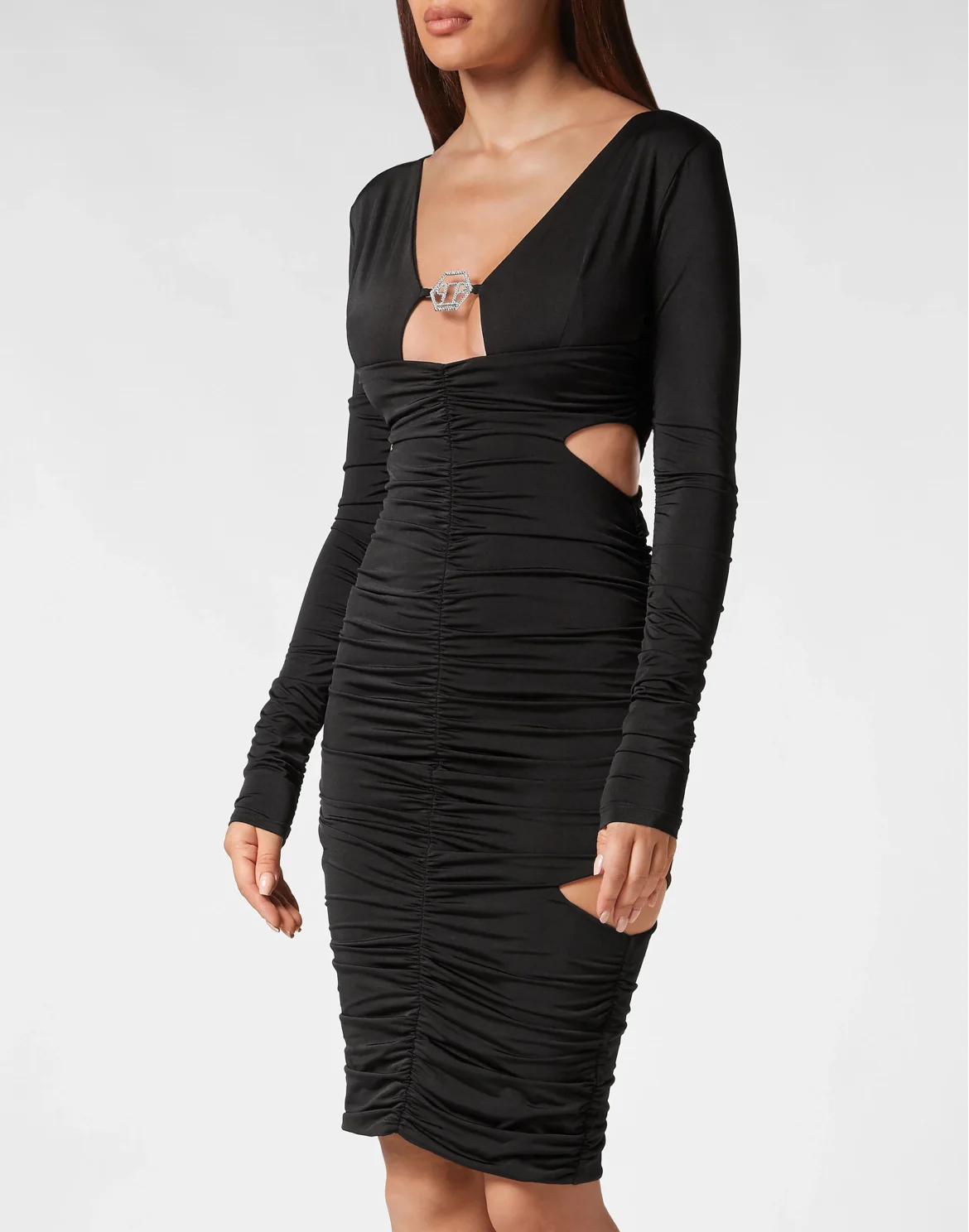 Midi Dress, цвет: Черный