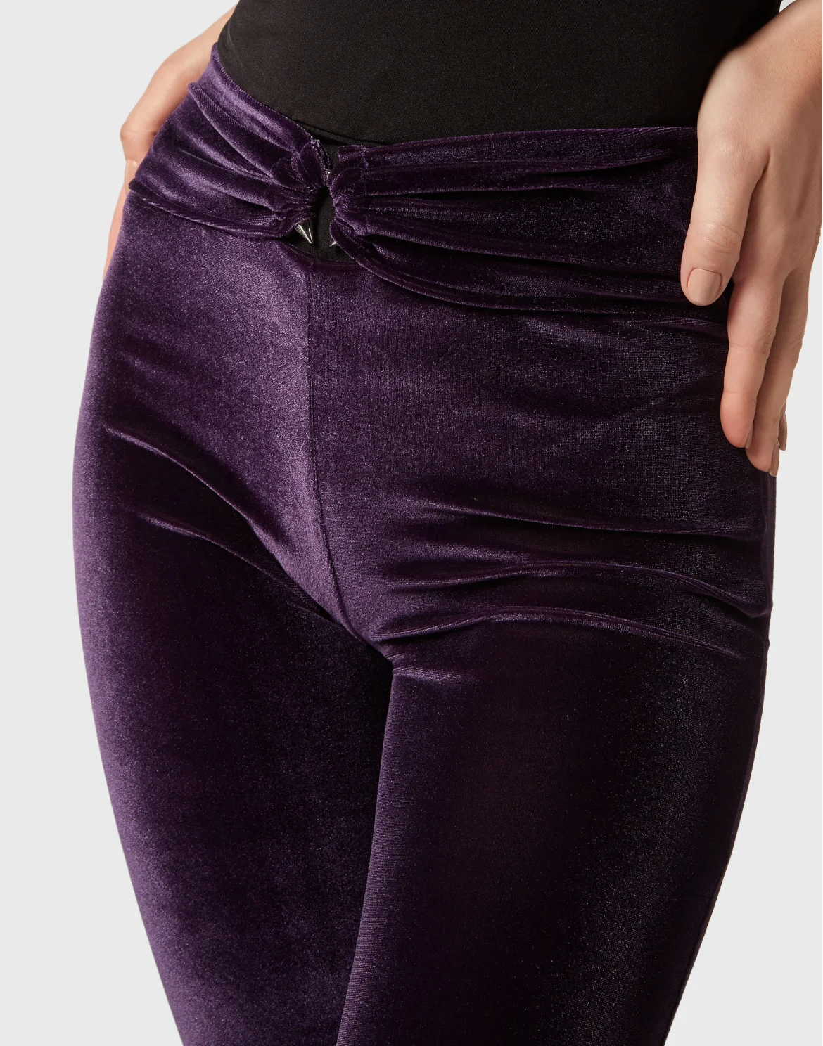 Flare Trousers, цвет: Фиолетовый