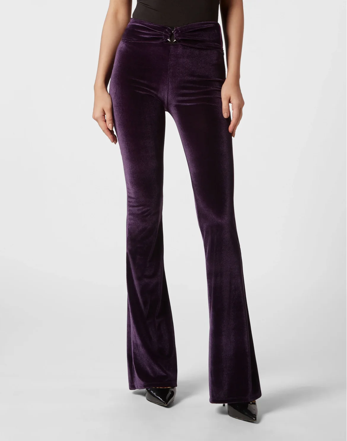 Flare Trousers, цвет: Фиолетовый