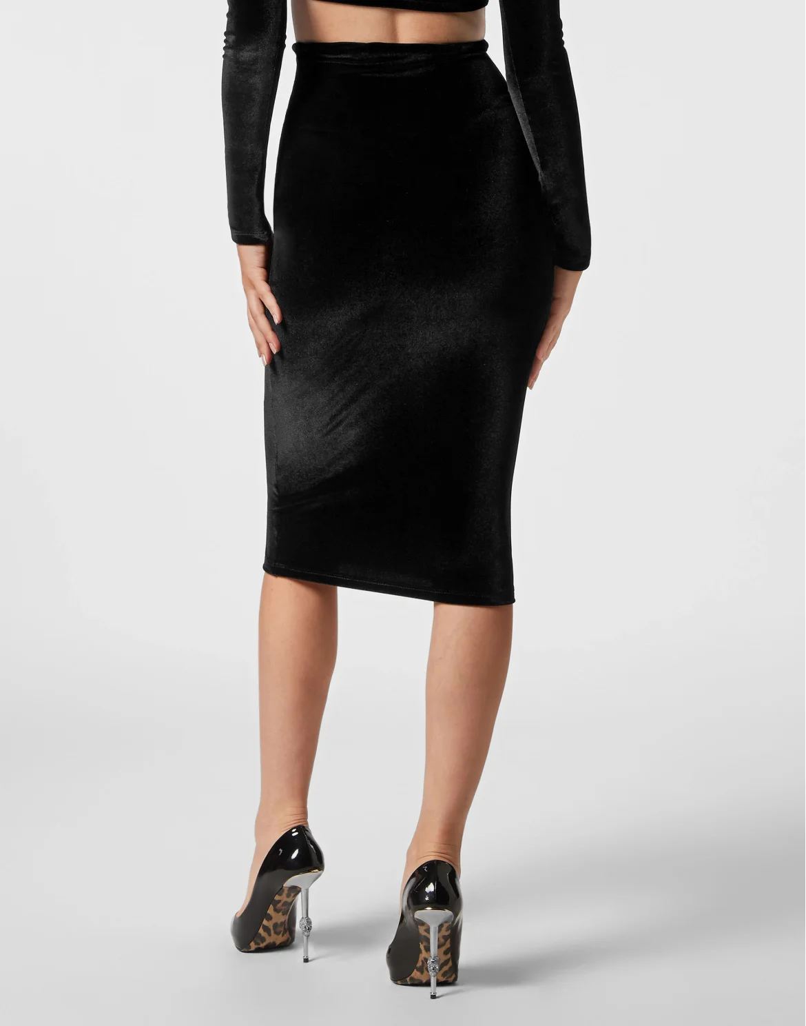 Midi Skirt, цвет: Черный