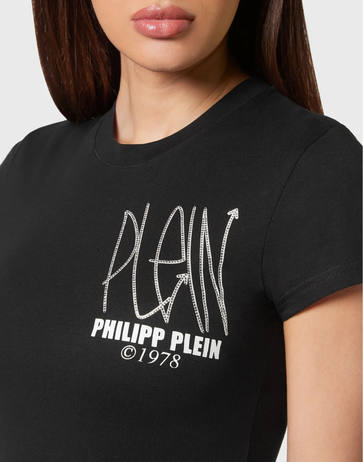 T-shirt Round Neck Sexy Pure Fit PP1978, цвет: Черный