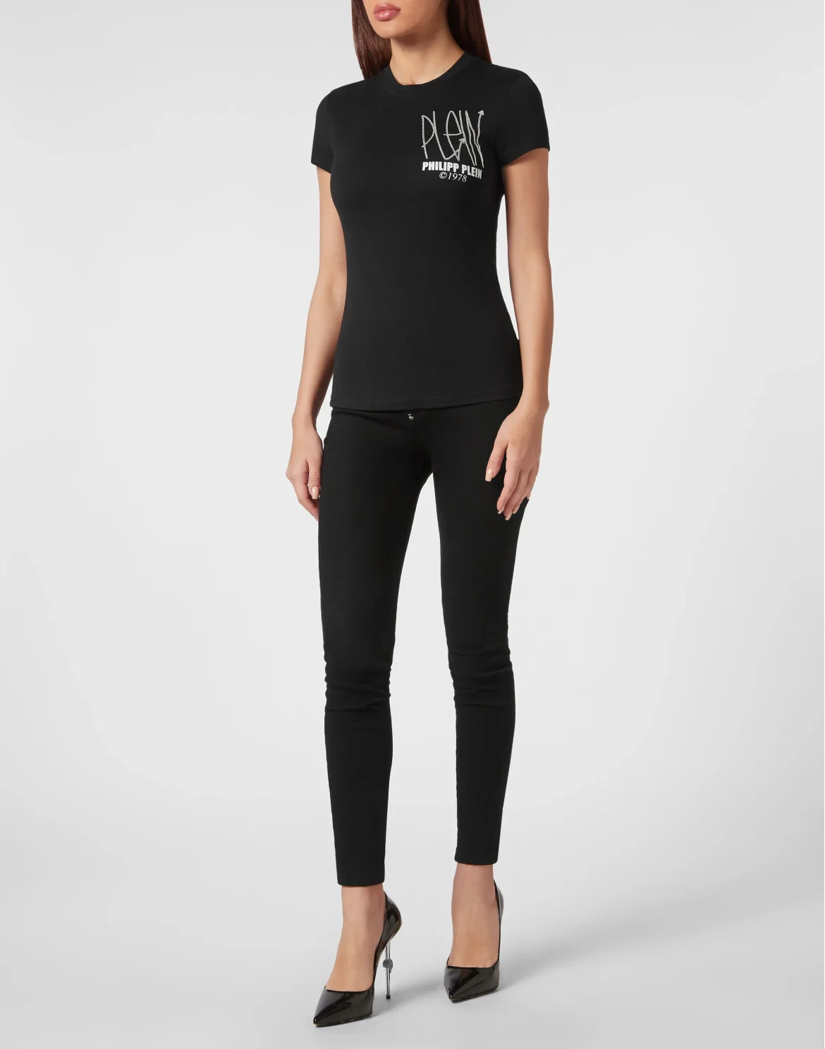 T-shirt Round Neck Sexy Pure Fit PP1978, цвет: Черный