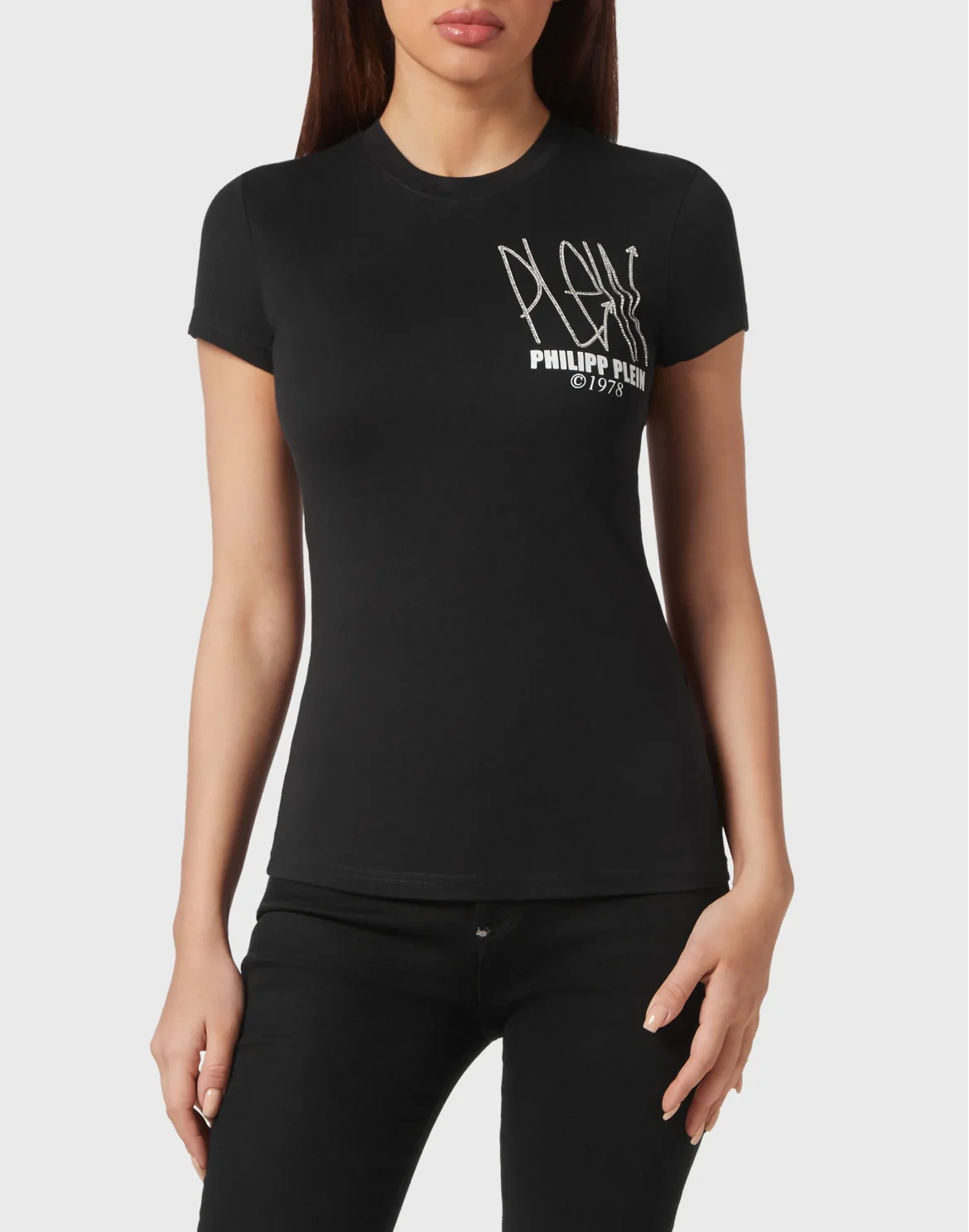 T-shirt Round Neck Sexy Pure Fit PP1978, цвет: Черный