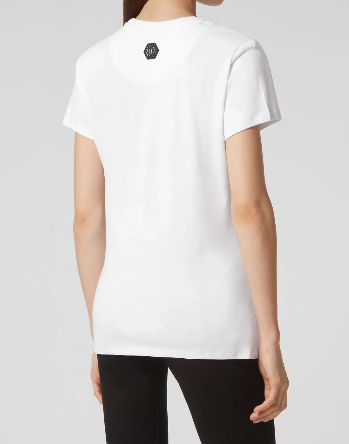 T-shirt Round Neck Sexy Pure Fit Skull&Bones, цвет: Белый