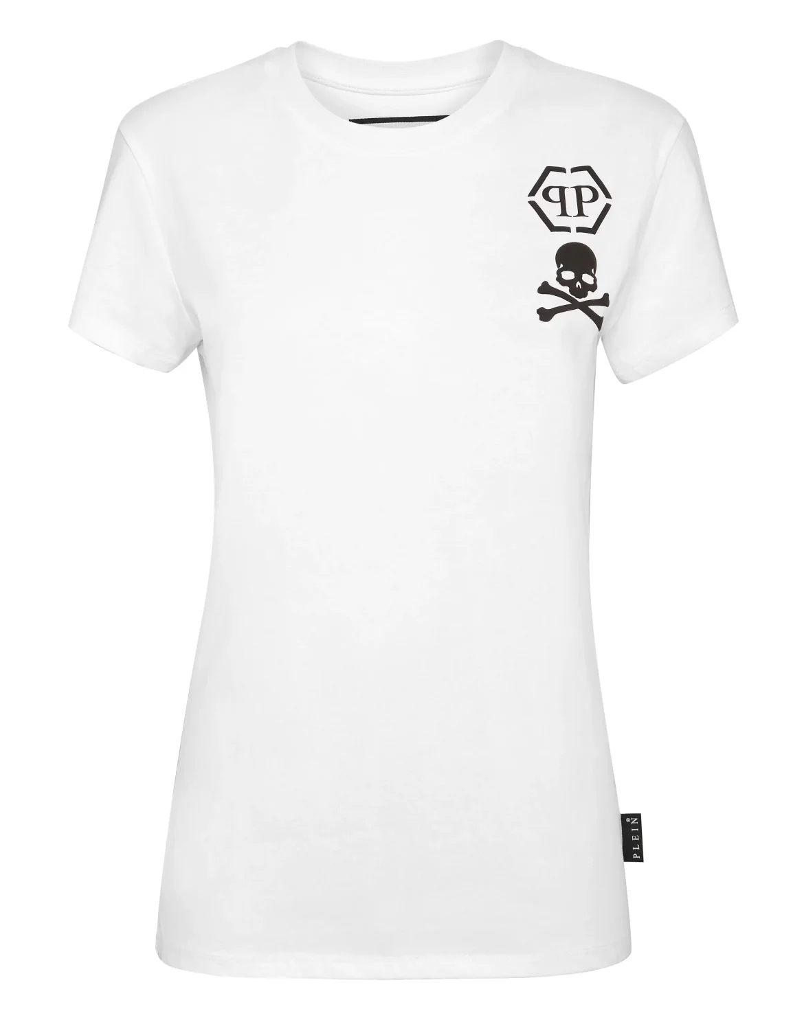 T-shirt Round Neck Sexy Pure Fit Skull&Bones, цвет: Белый