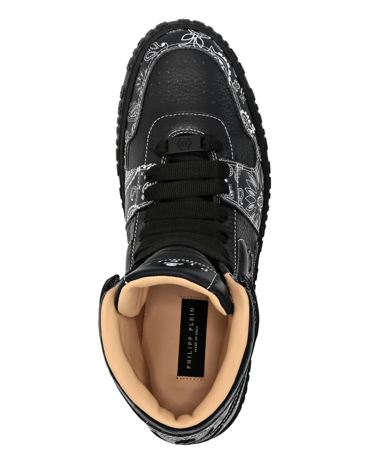 Hi-Top Sneakers Paisley, цвет: Черный
