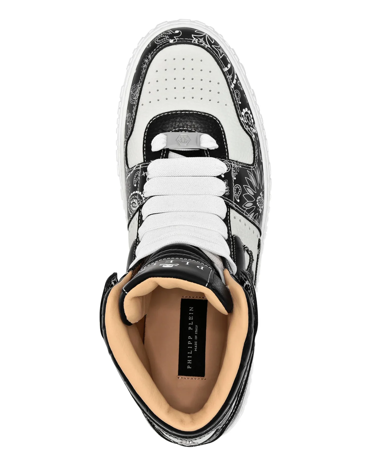 Hi-Top Sneakers Paisley, цвет: Черный