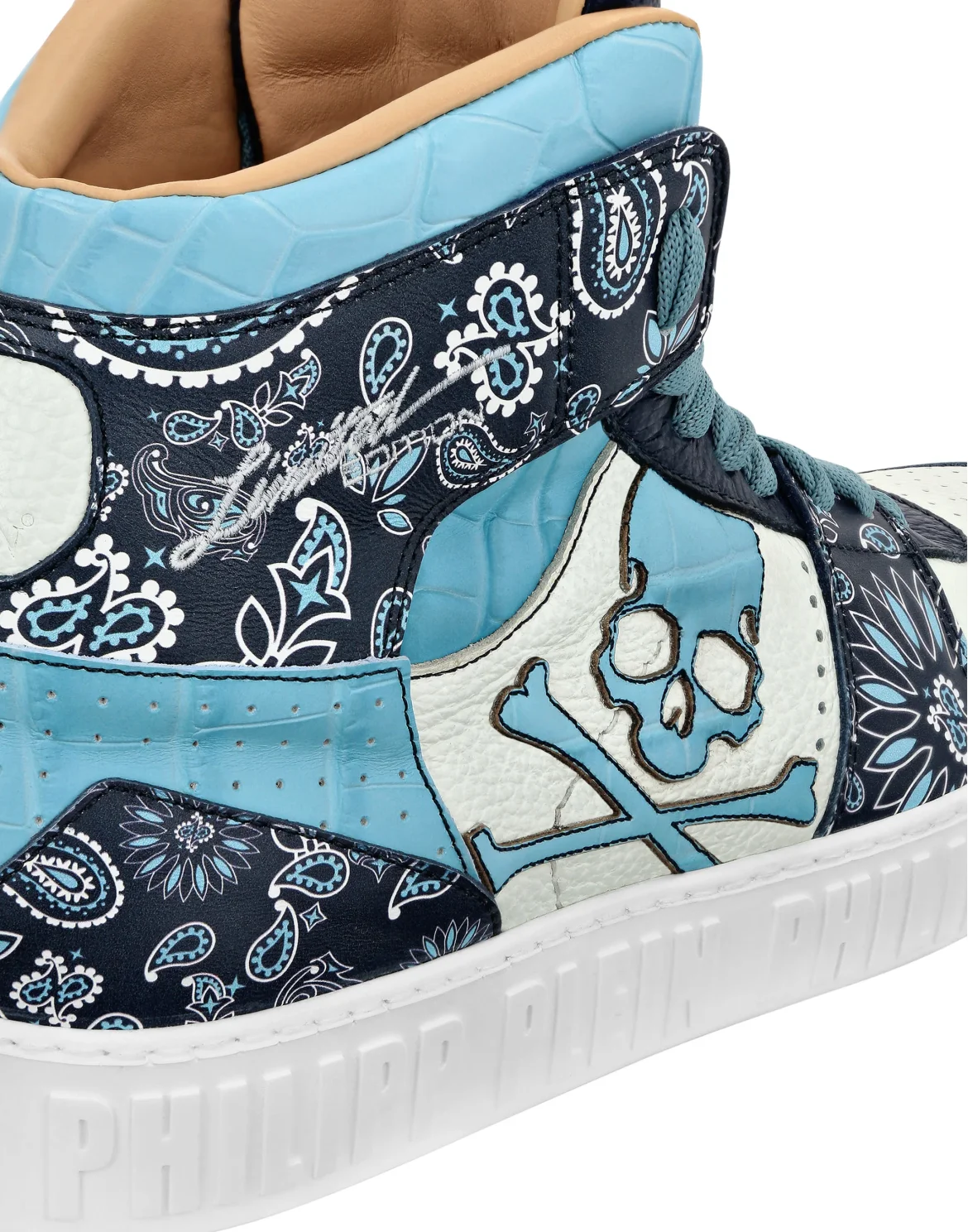 Hi-Top Sneakers Paisley, цвет: Синий