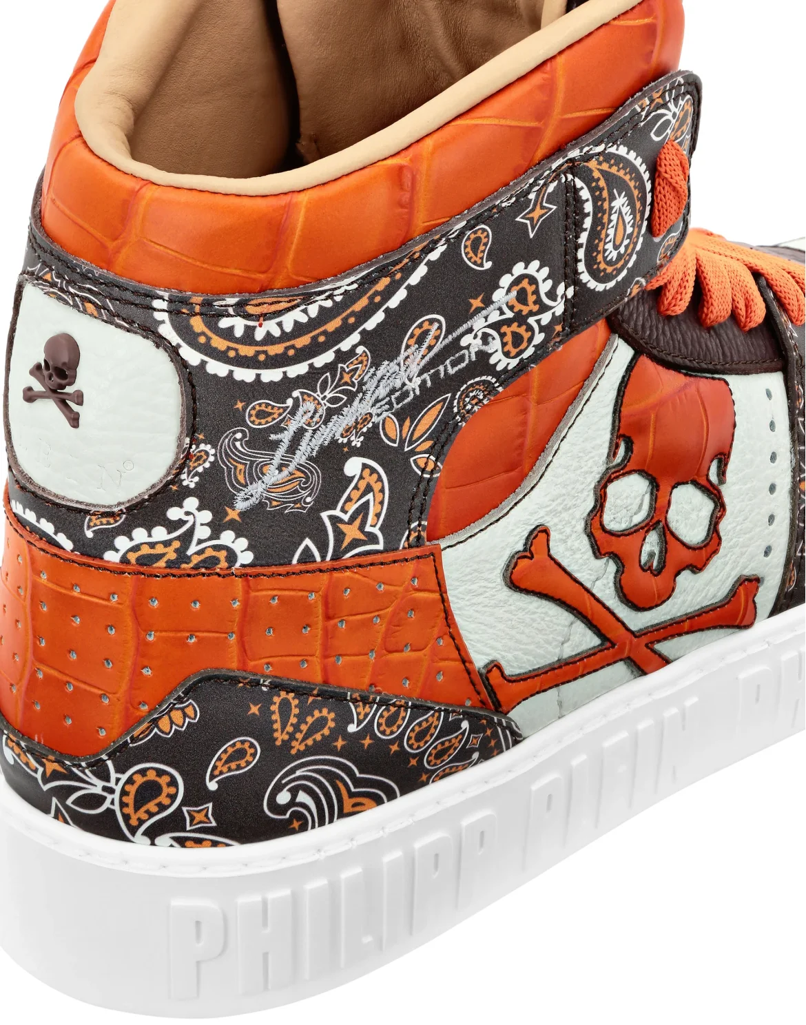 Hi-Top Sneakers Paisley, цвет: Коричневый