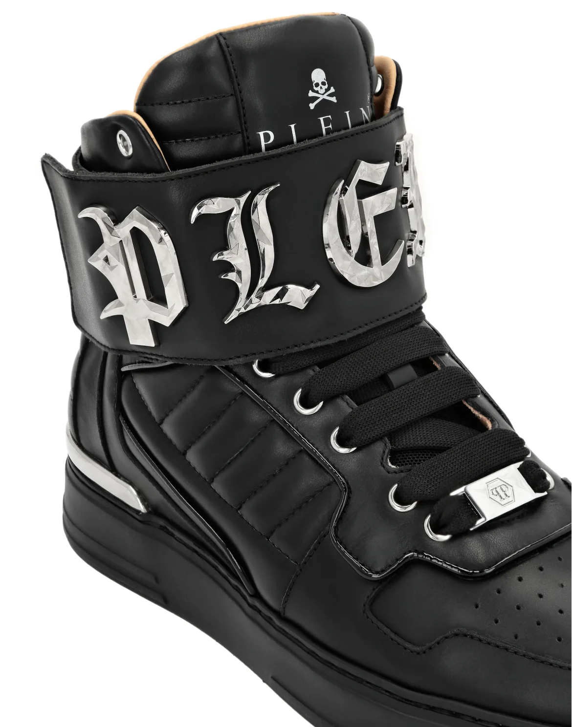 Hi-Top Sneakers Gothic Plein, цвет: Черный