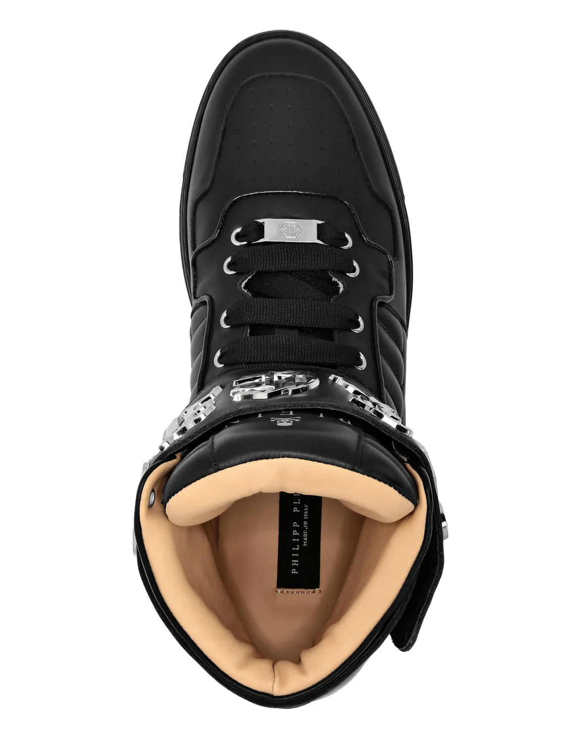 Hi-Top Sneakers Gothic Plein, цвет: Черный