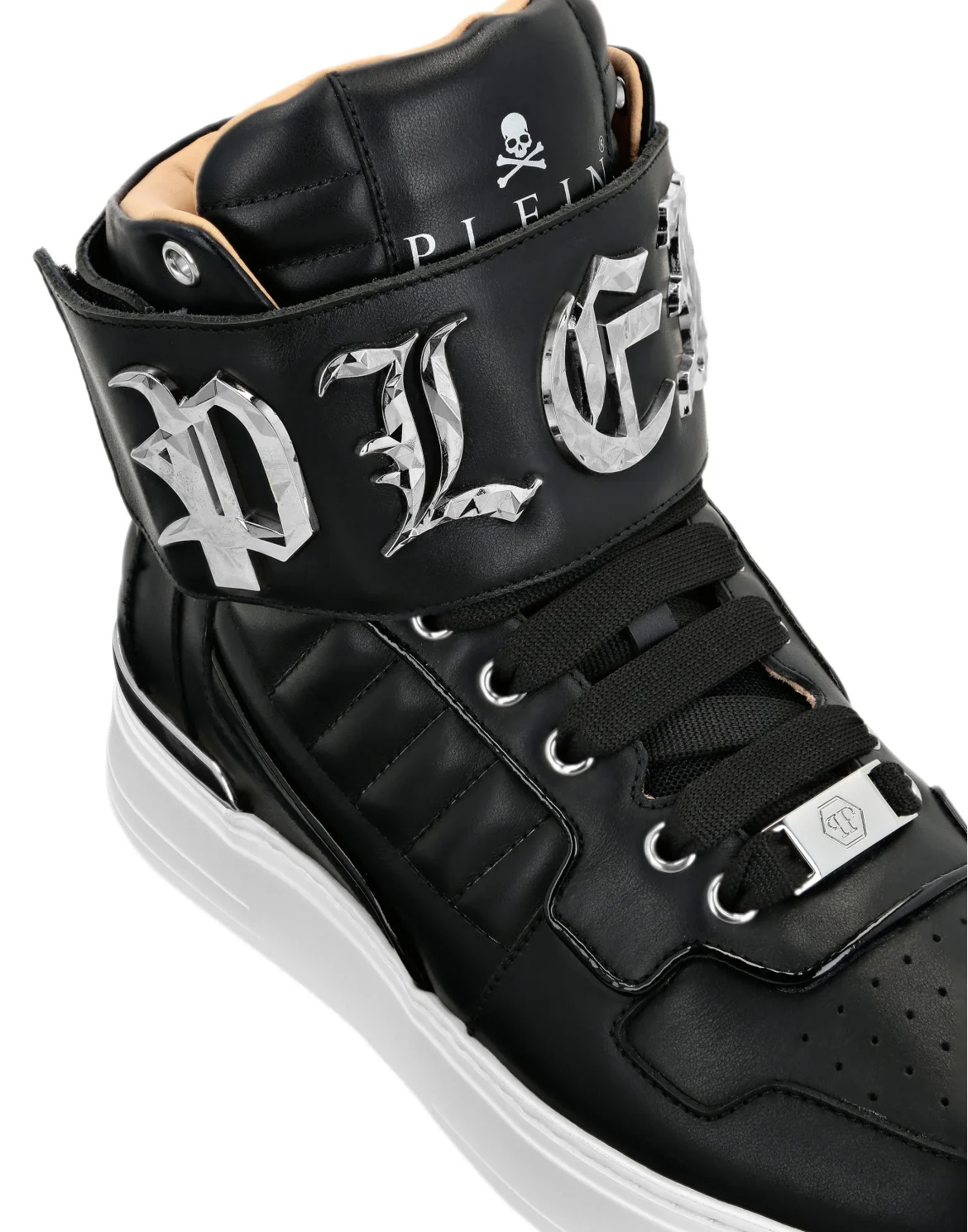 Hi-Top Sneakers Gothic Plein, цвет: Черный