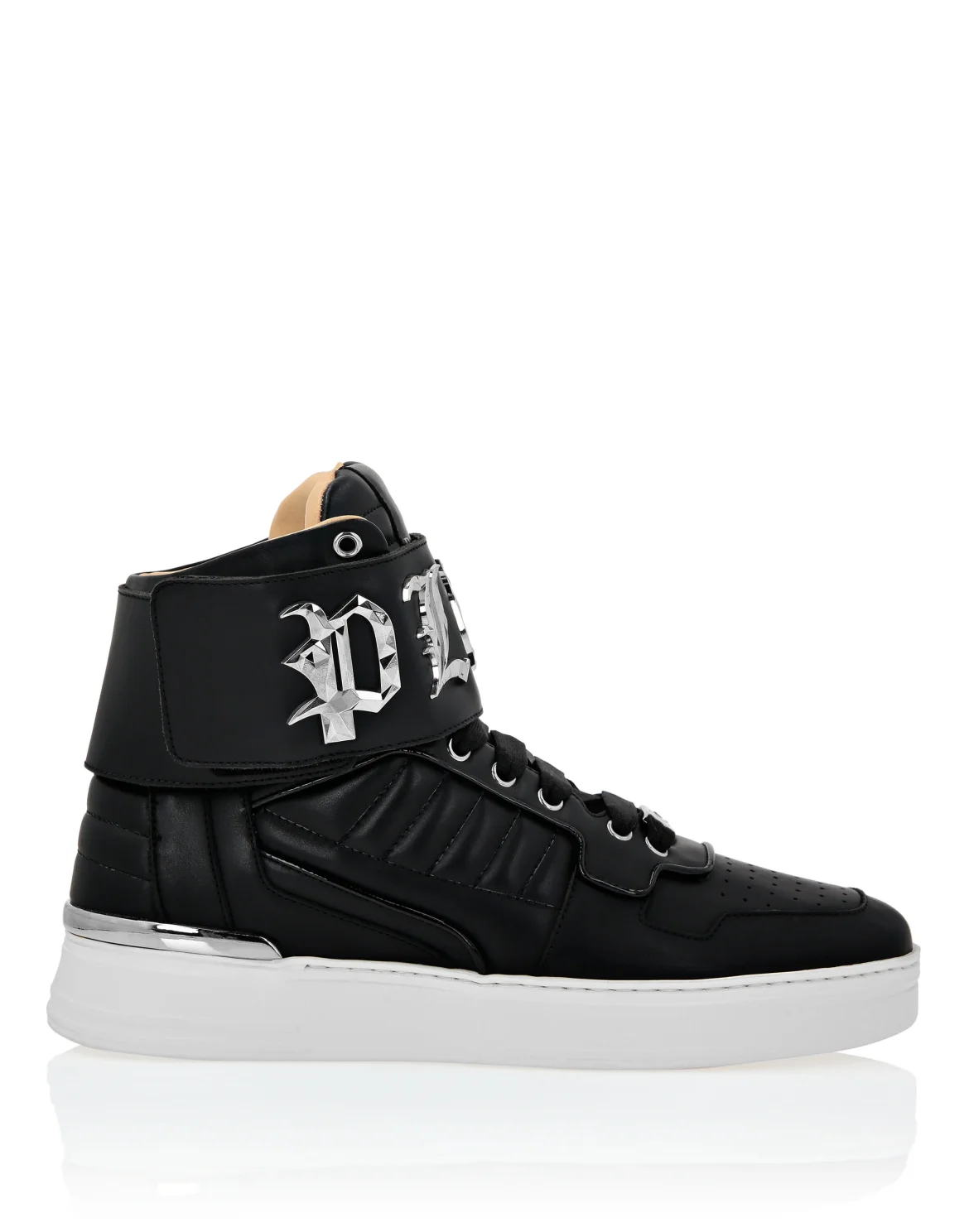 Hi-Top Sneakers Gothic Plein, цвет: Черный