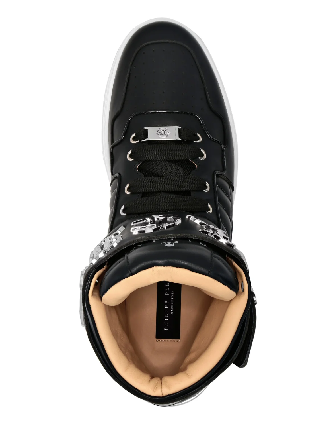 Hi-Top Sneakers Gothic Plein, цвет: Черный