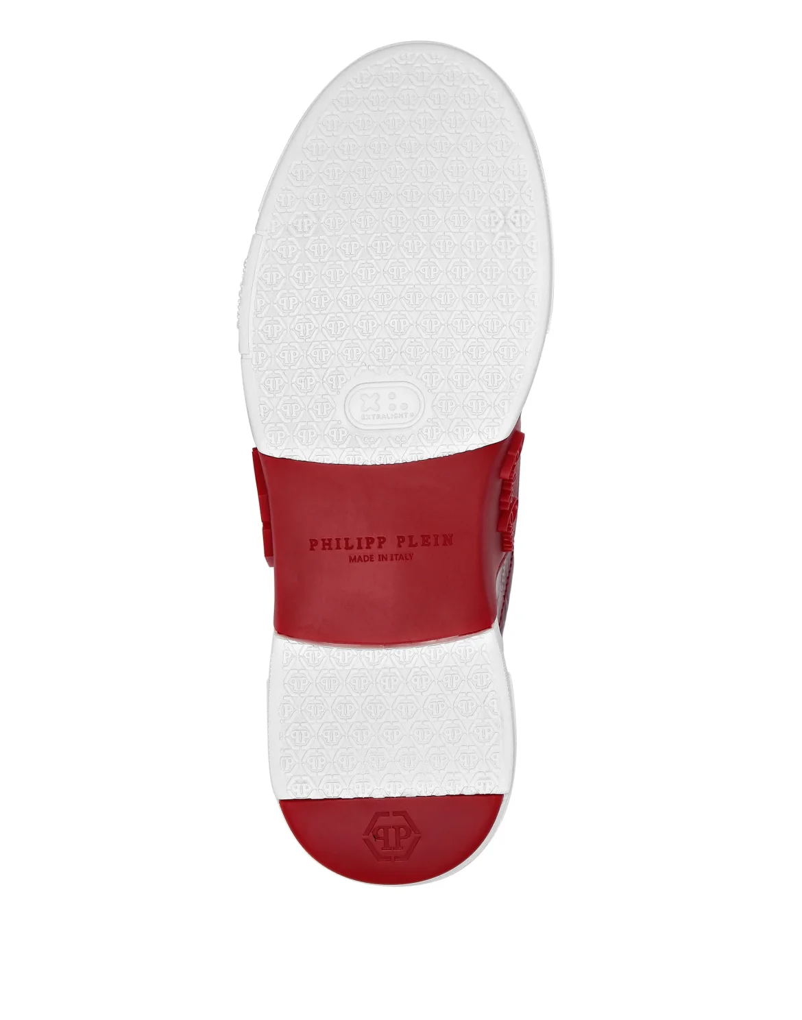 Croco Effect Lo-Top Sneakers, цвет: Красный