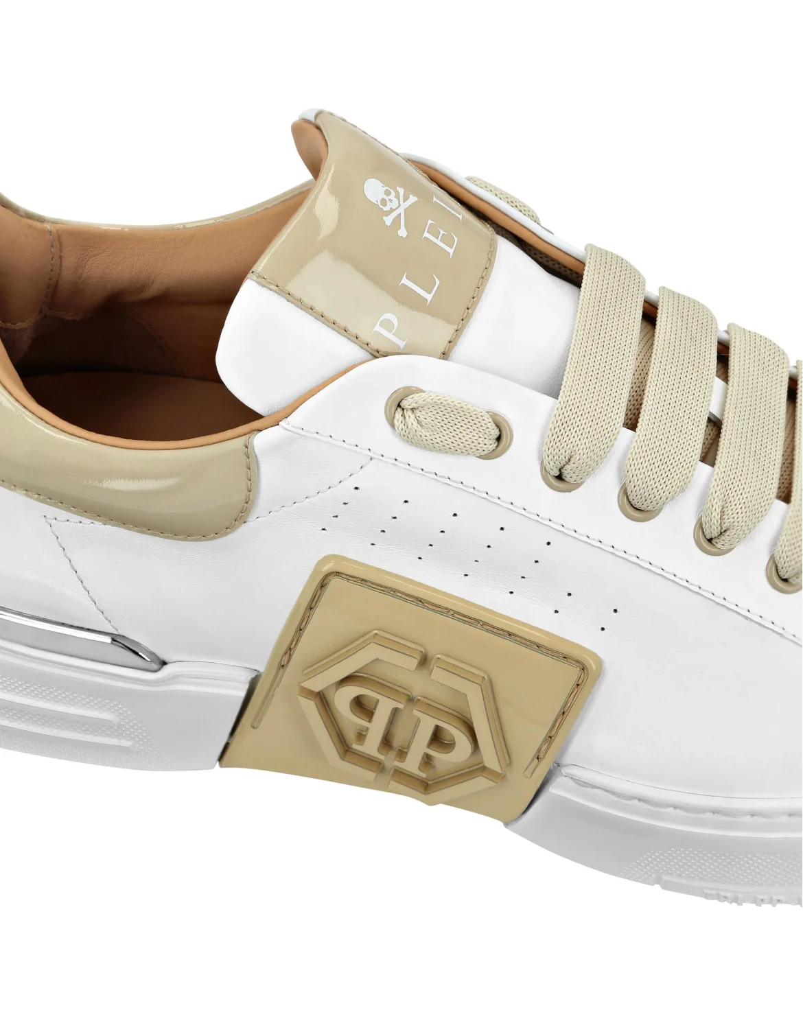 LO-TOP SNEAKERS PHANTOM KICK$, цвет: Бежевый
