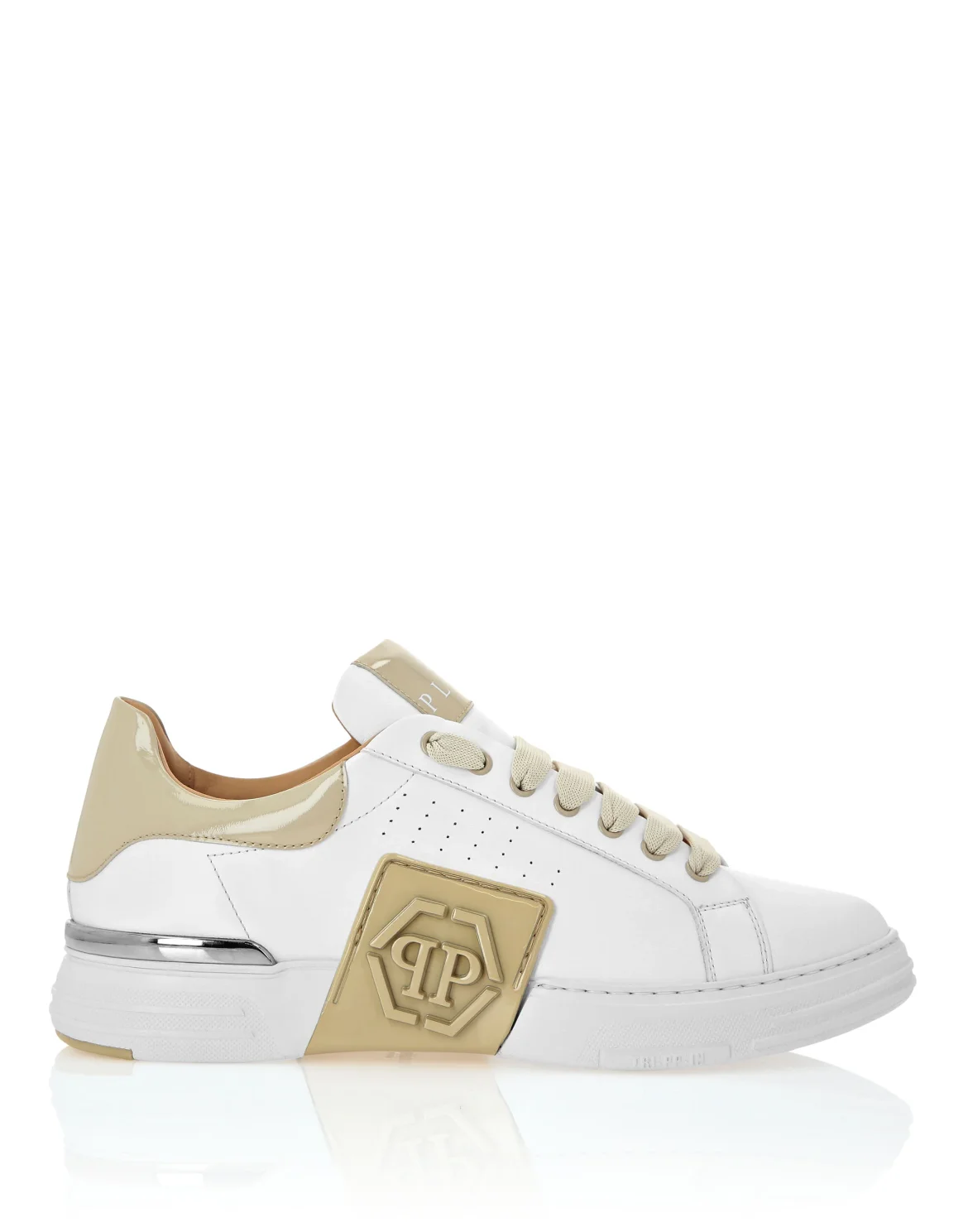 LO-TOP SNEAKERS PHANTOM KICK$, цвет: Бежевый