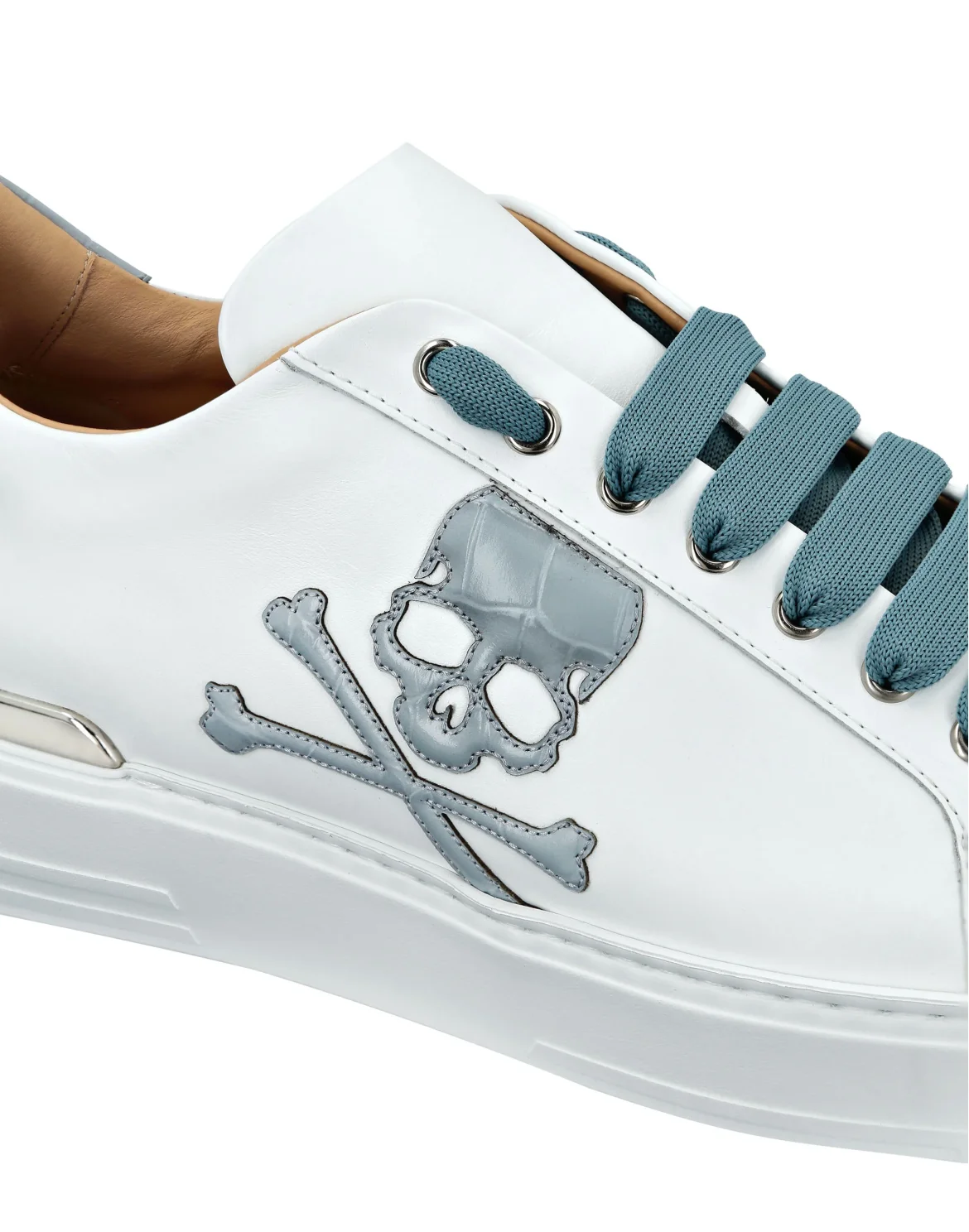 Lo-Top Sneakers Skull&Bones, цвет: Белый