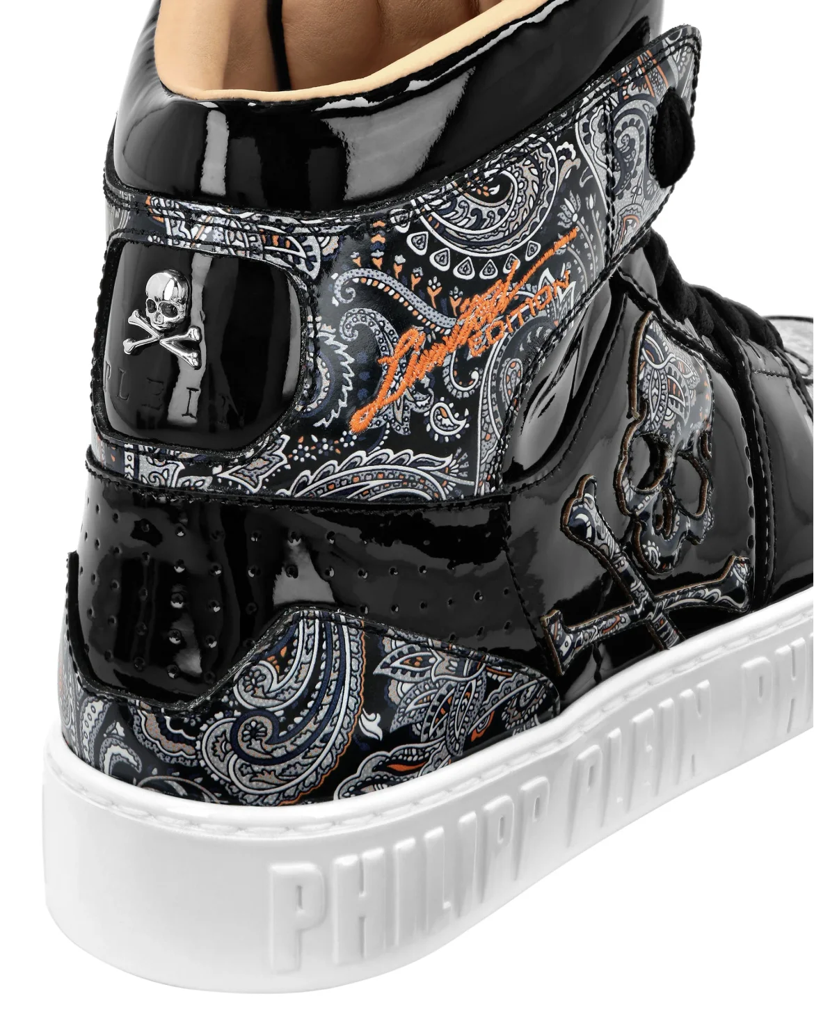 Hi-Top Sneakers Paisley, цвет: Черный