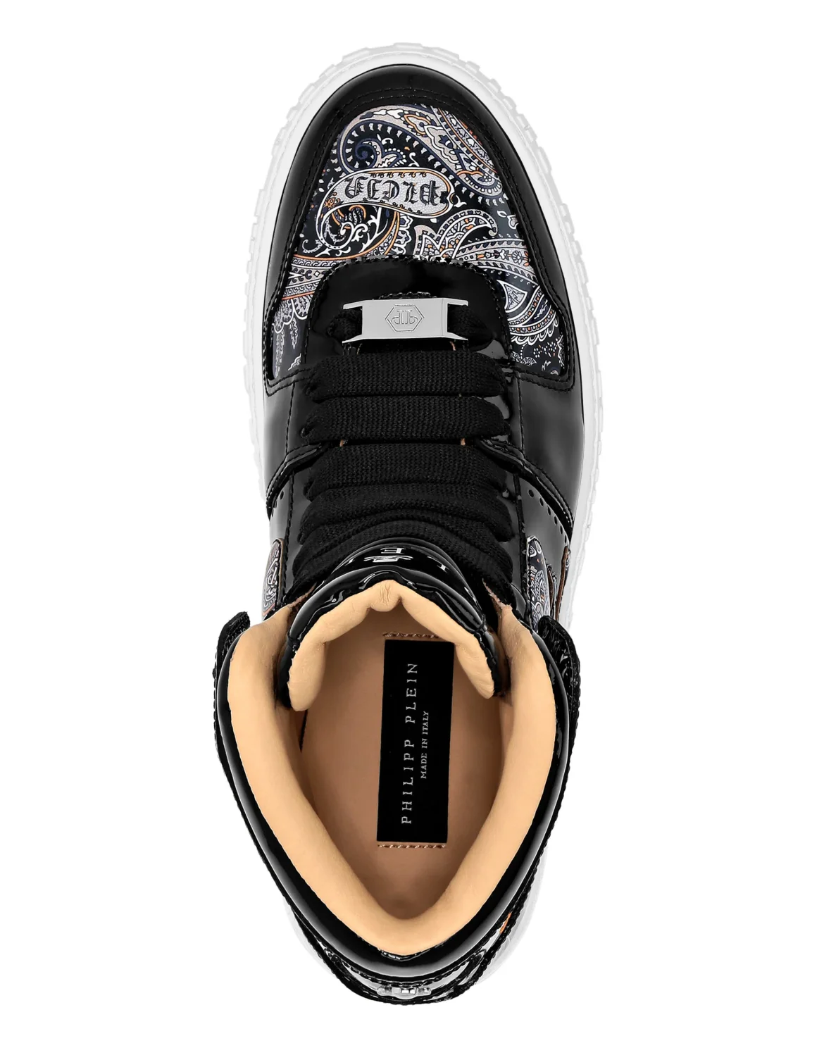 Hi-Top Sneakers Paisley, цвет: Черный