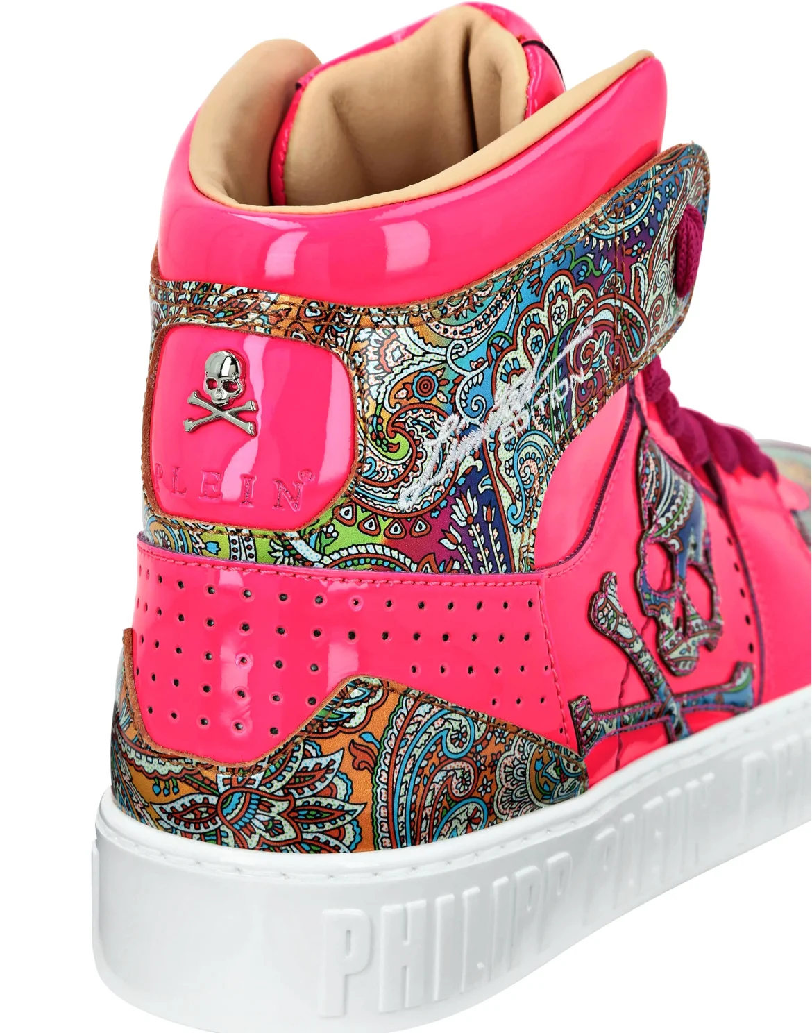 Hi-Top Sneakers Paisley, цвет: Розовый