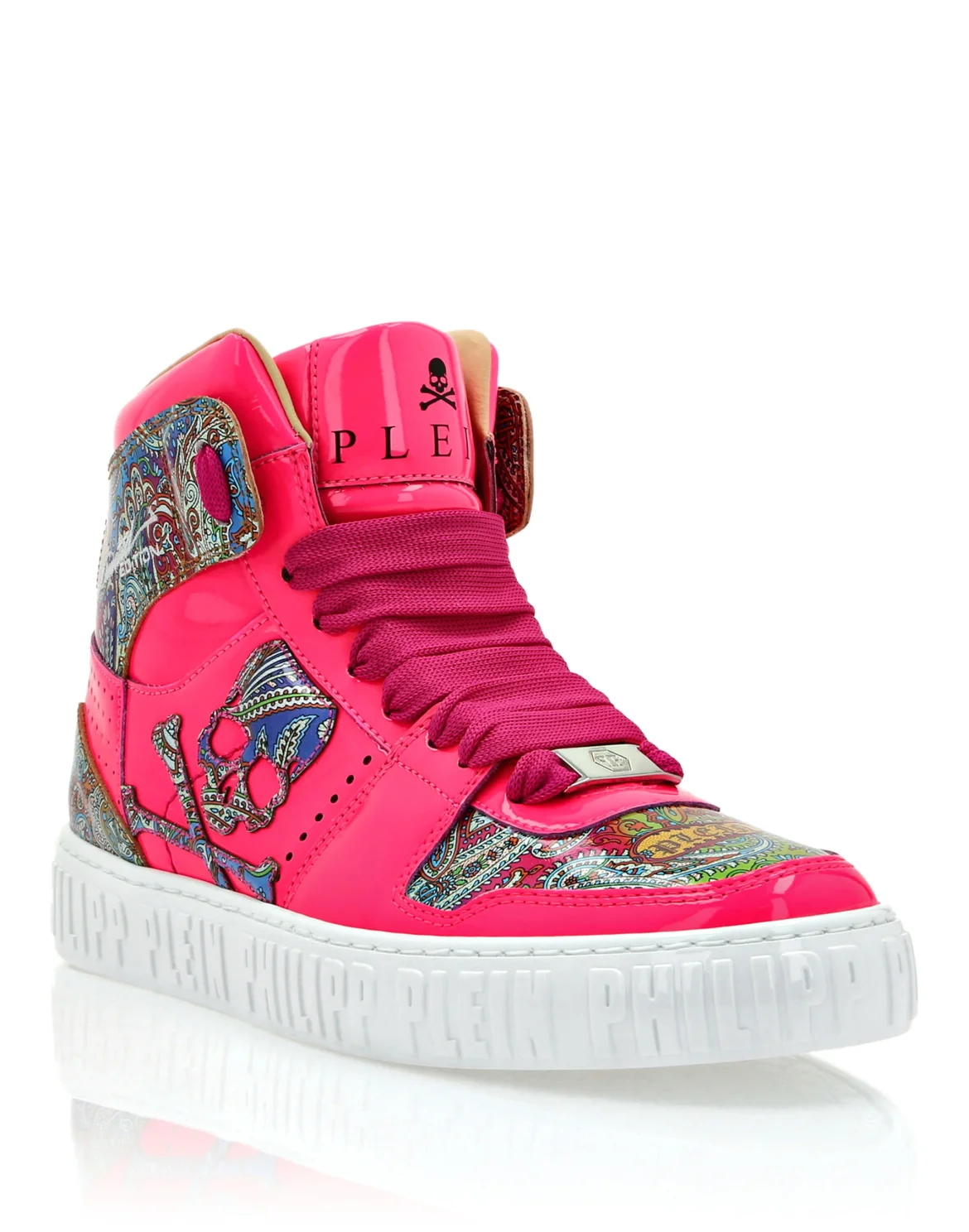 Hi-Top Sneakers Paisley, цвет: Розовый