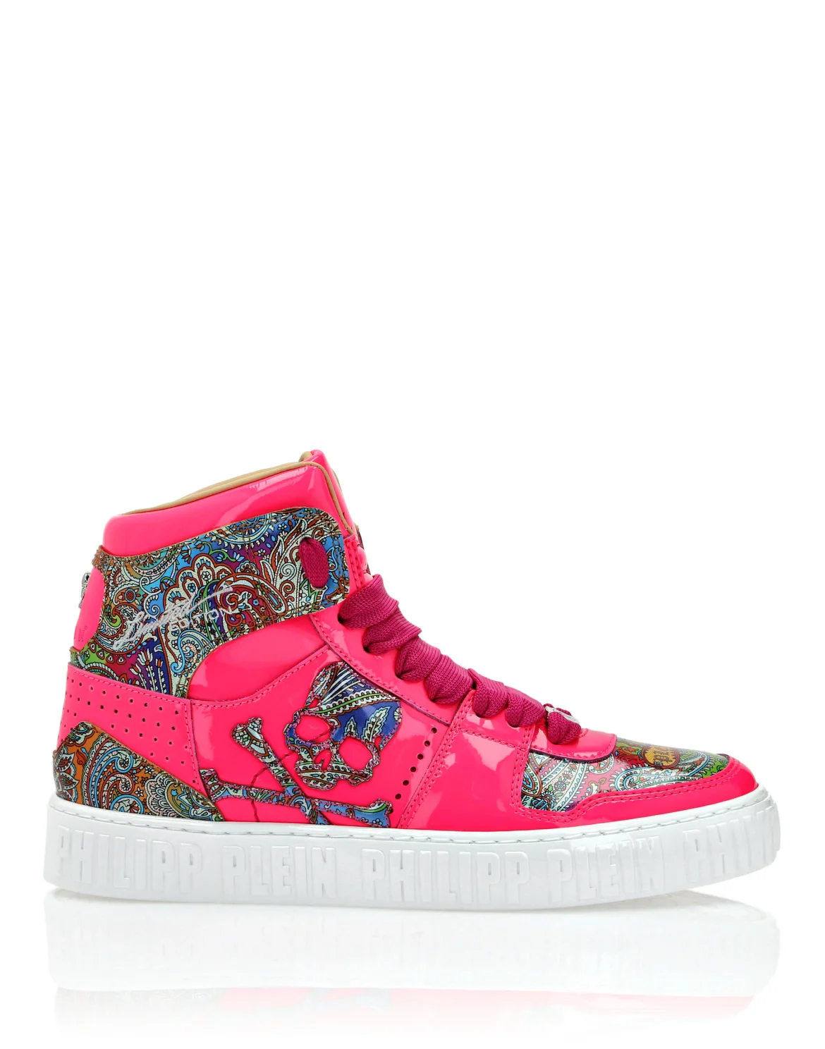 Hi-Top Sneakers Paisley, цвет: Розовый