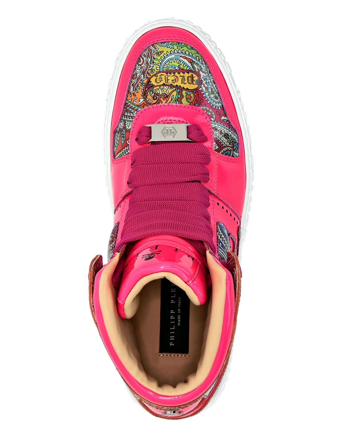 Hi-Top Sneakers Paisley, цвет: Розовый