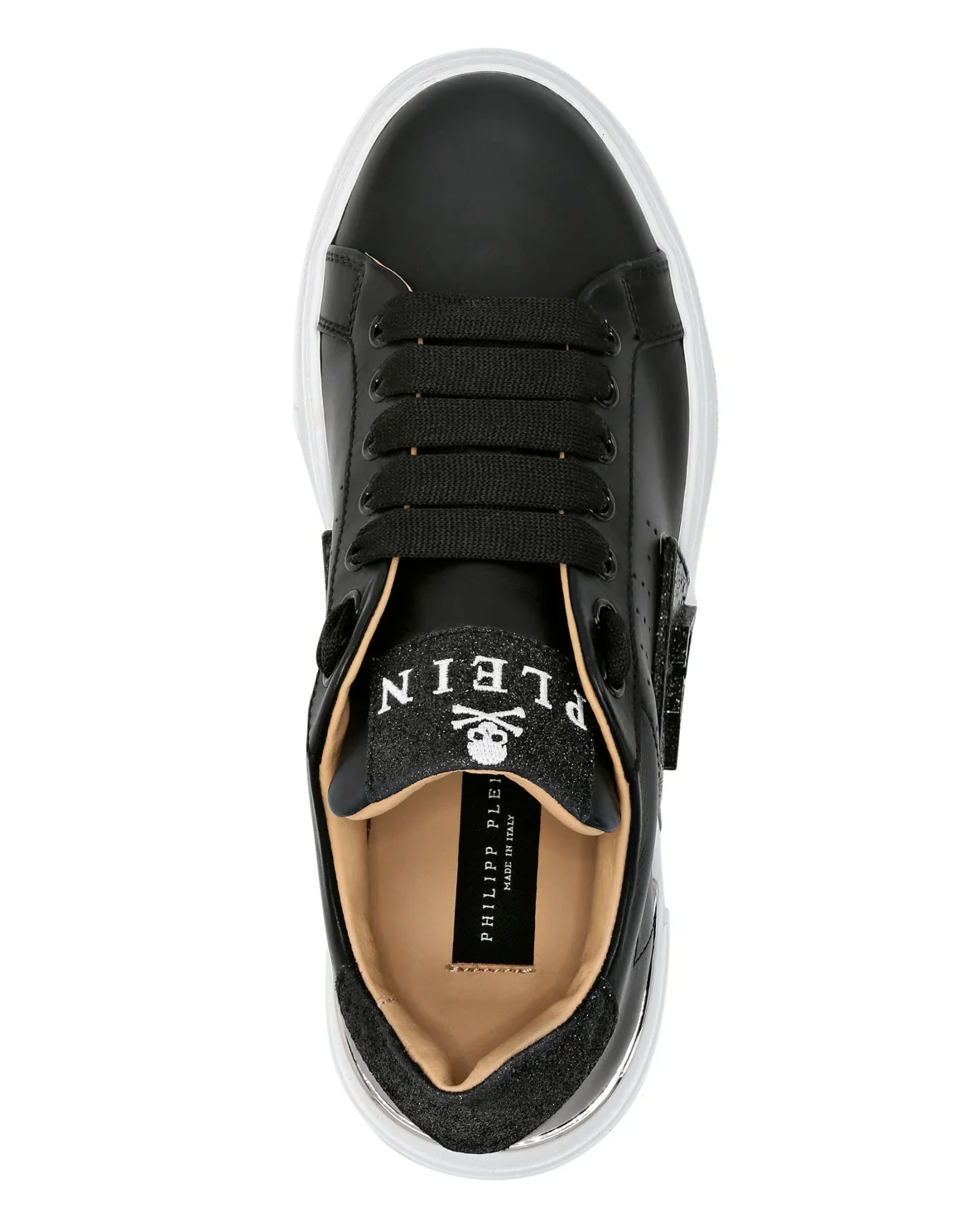 LO-TOP SNEAKERS PHANTOM KICK$ GLITTER, цвет: Черный