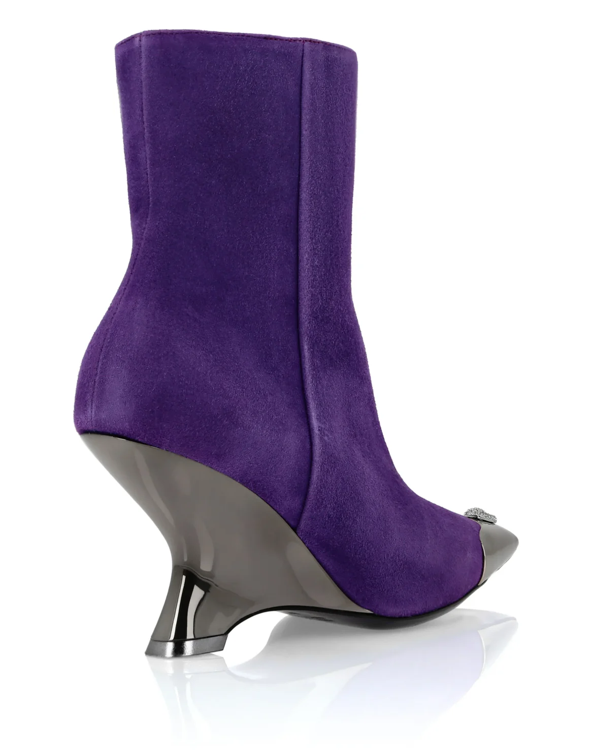 Suede Boots Wedge, цвет: Фиолетовый