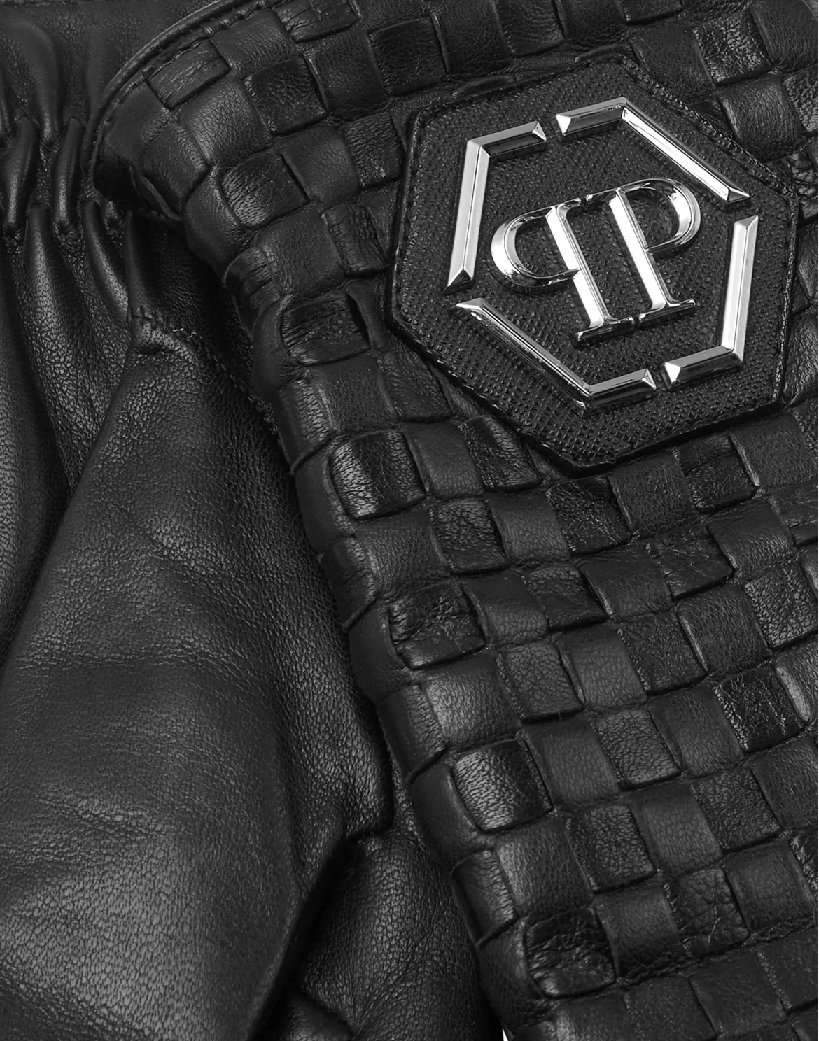 Nappa Mid-Gloves Hexagon, цвет: Черный