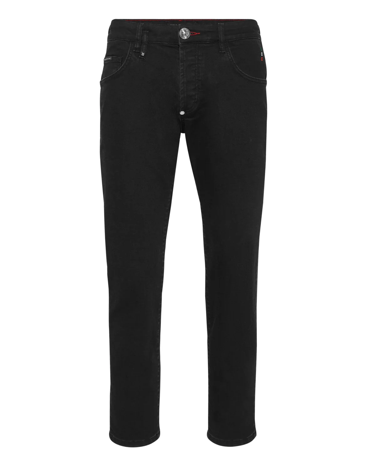 Denim Trousers Skinny Fit, цвет: Черный