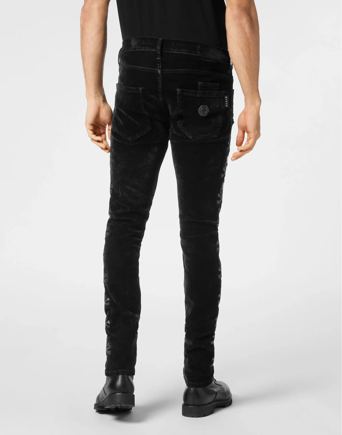Rock Star Fit Trousers Skull, цвет: Черный