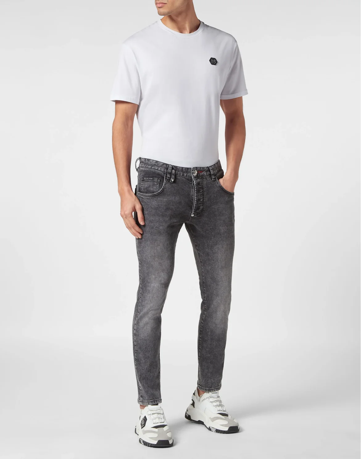 Skinny Trousers Skull, цвет: Черный