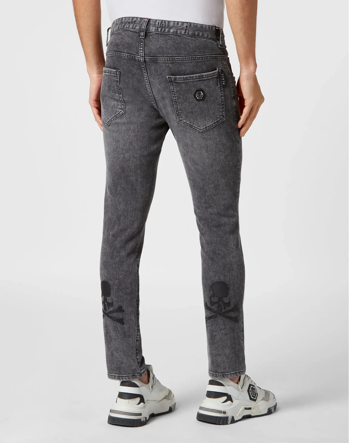 Skinny Trousers Skull, цвет: Черный