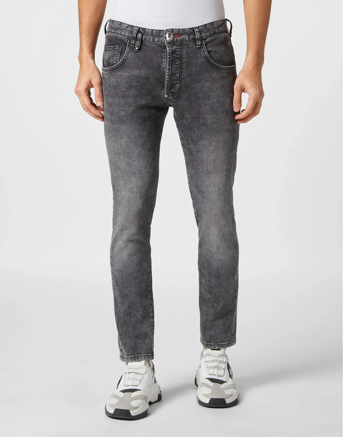 Skinny Trousers Skull, цвет: Черный