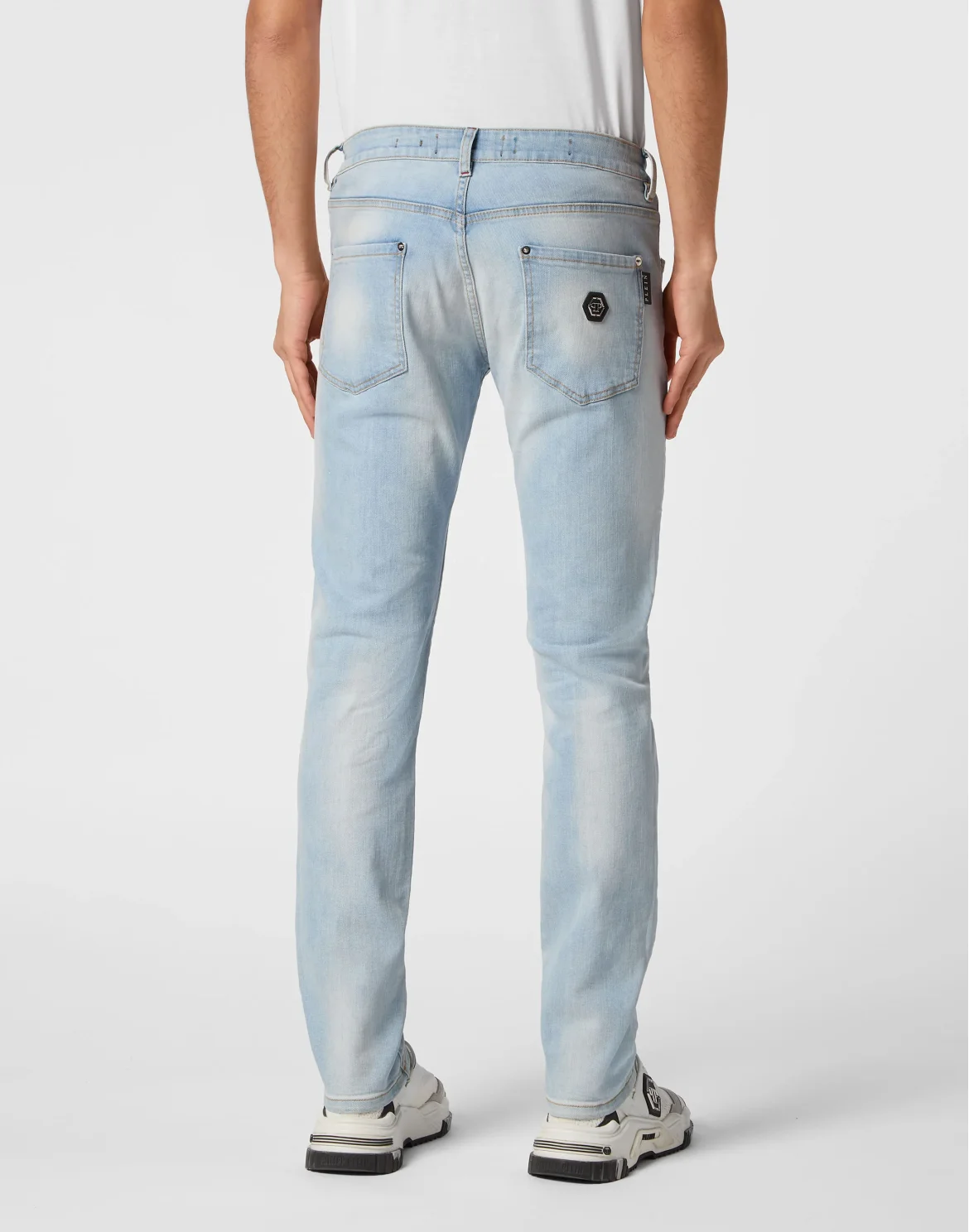 Denim Super Basic Straight Trousers, цвет: Голубой