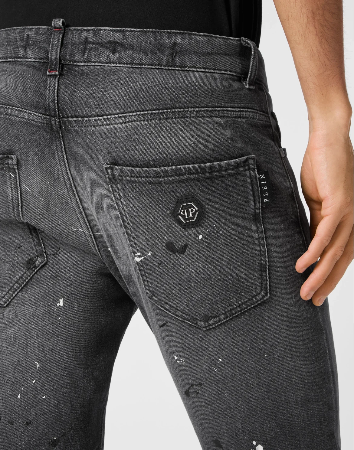 Skinny Fit Trousers, цвет: Серый