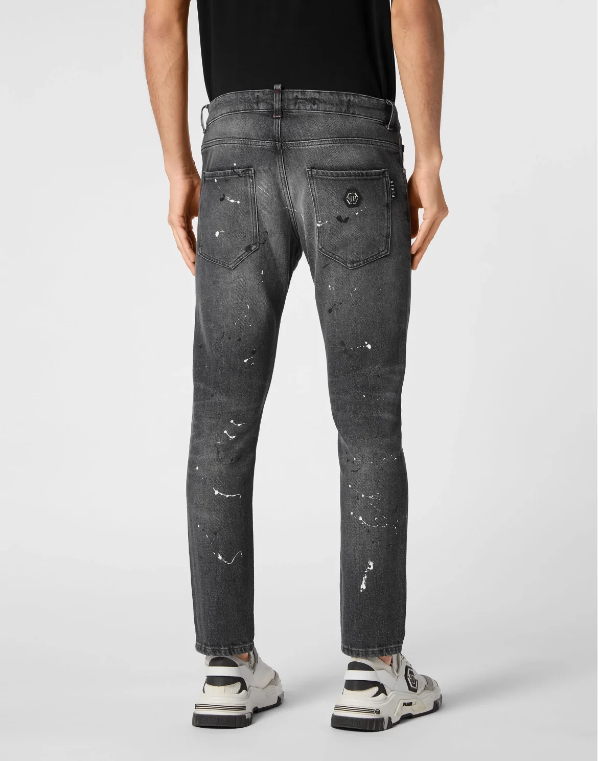 Skinny Fit Trousers, цвет: Серый