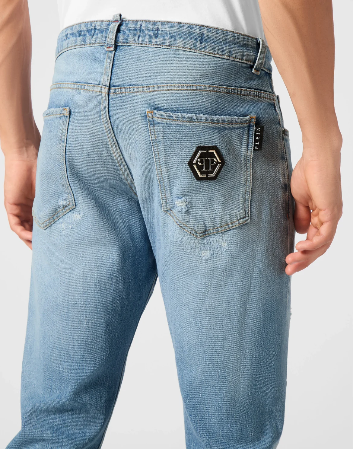 Super Straight Cut Trousers, цвет: Синий