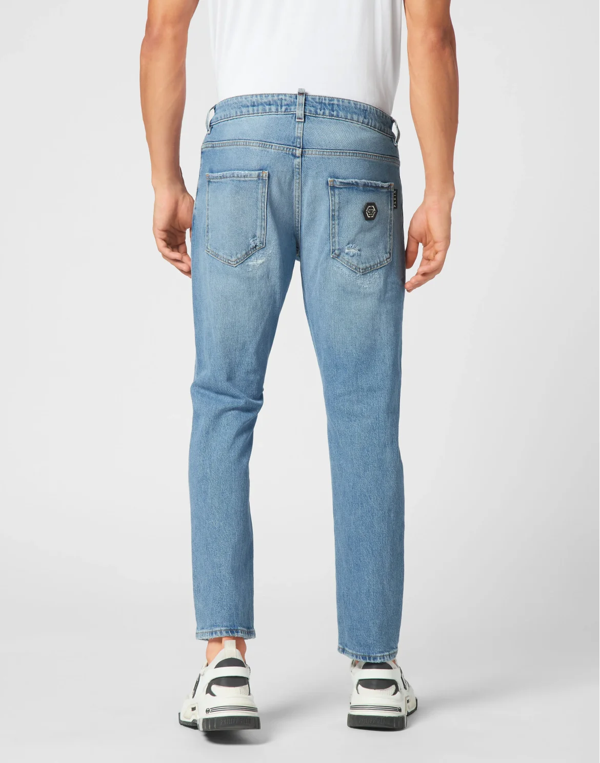 Skinny Fit Trousers, цвет: Синий