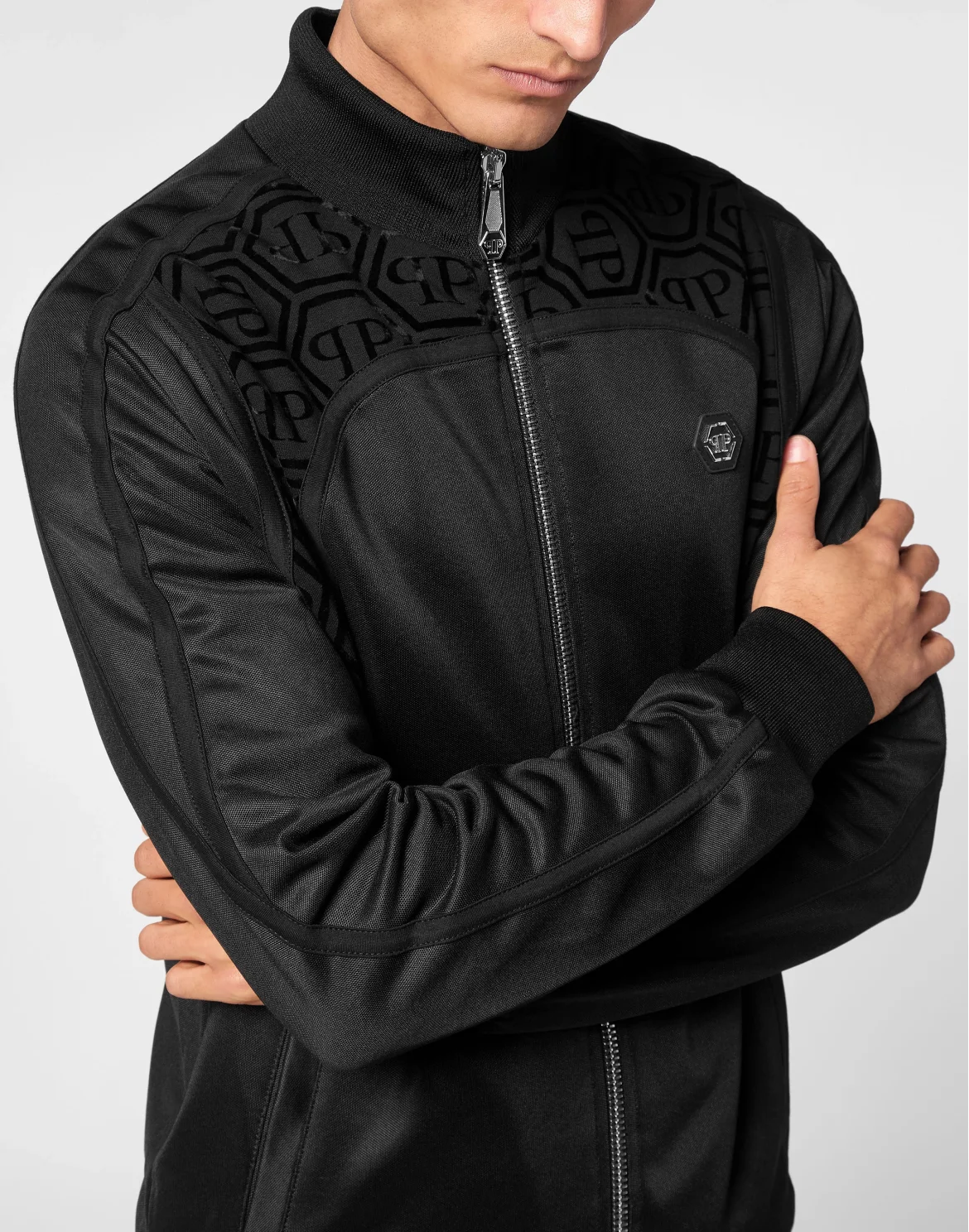 Jogging Jacket Monogram, цвет: Черный