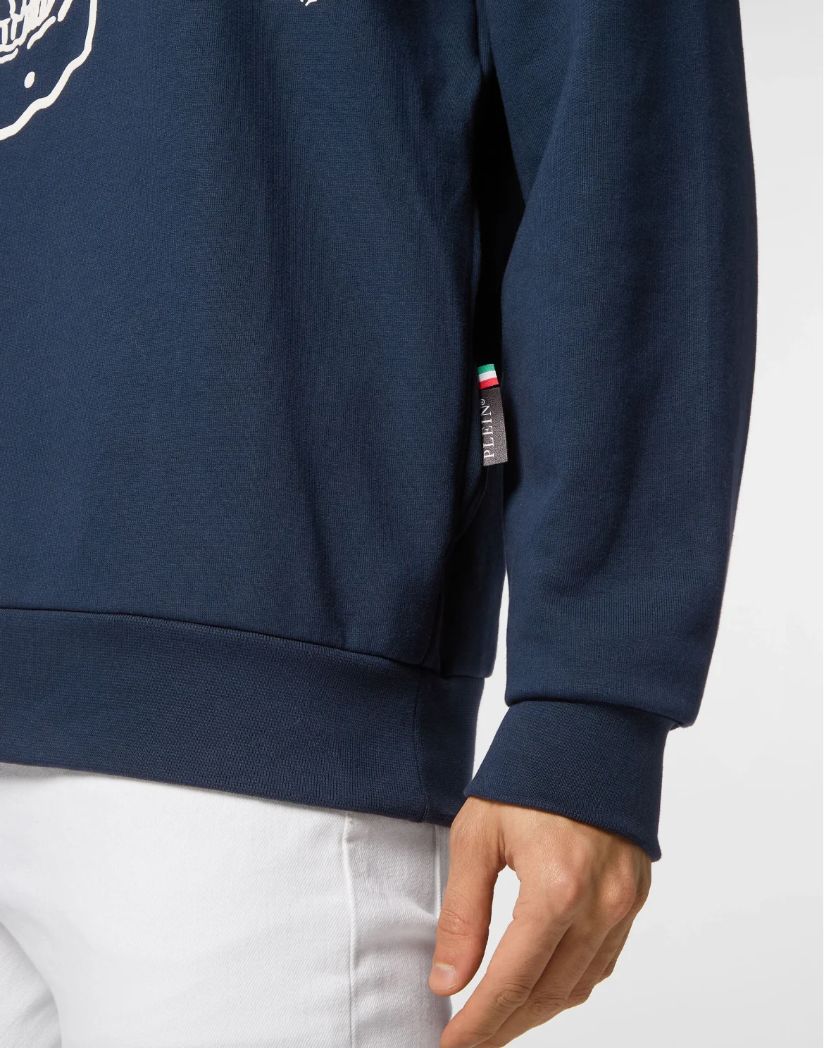 Hoodie sweatshirt Skull, цвет: Синий