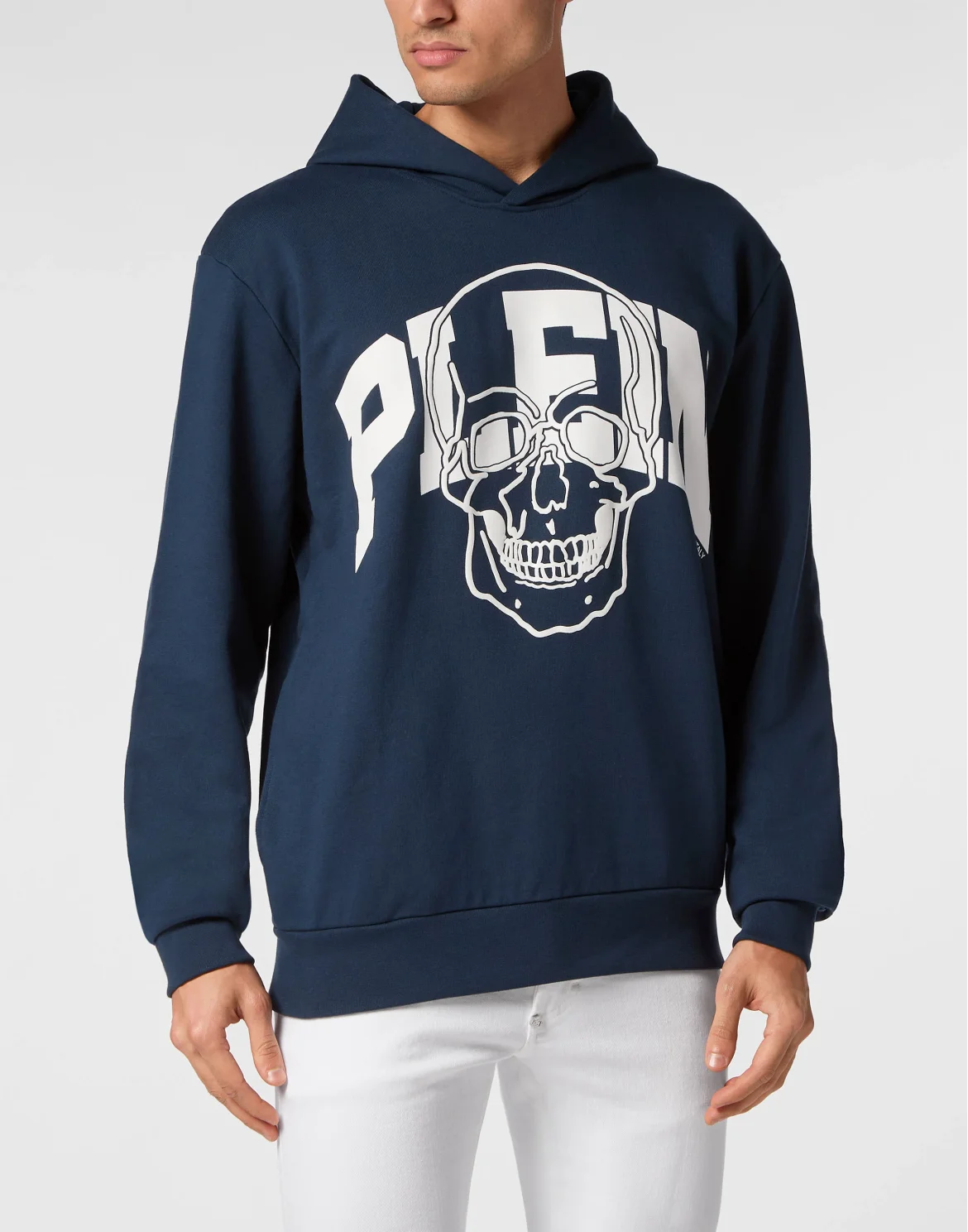 Hoodie sweatshirt Skull, цвет: Синий