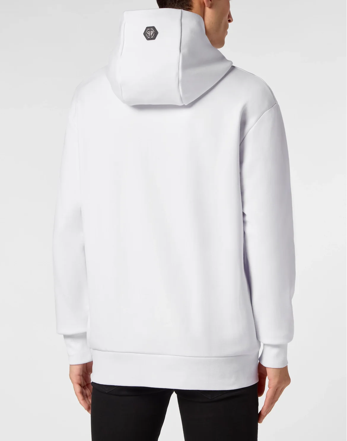 Hoodie Sweatshirt Crystal Tattoo, цвет: Белый