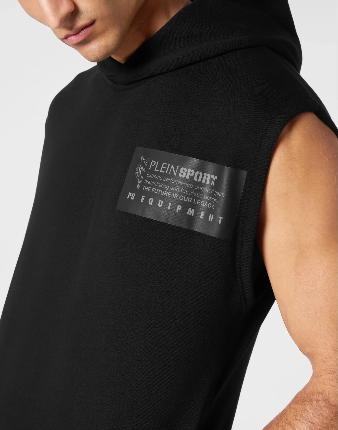 Sleeveless Sweatshirt, цвет: Черный
