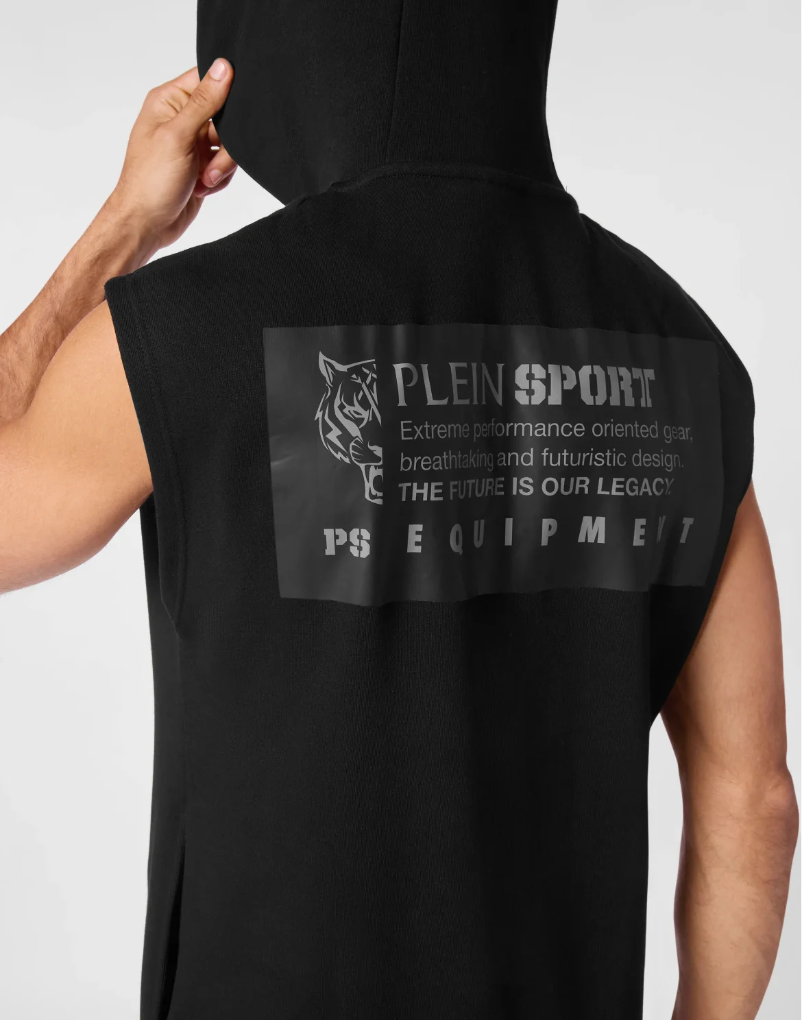Sleeveless Sweatshirt, цвет: Черный