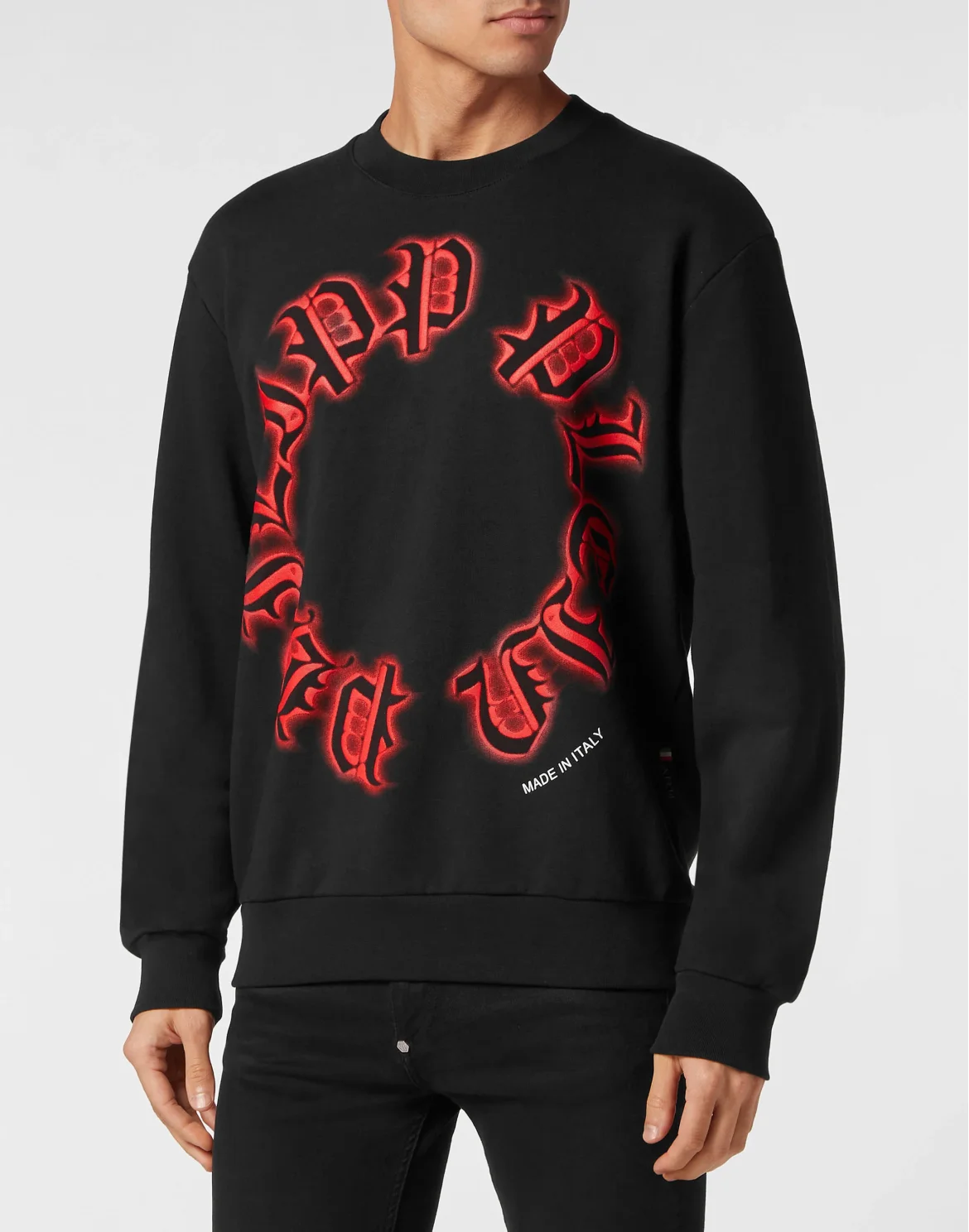 Sweatshirt Roundneck Tattoo, цвет: Черный