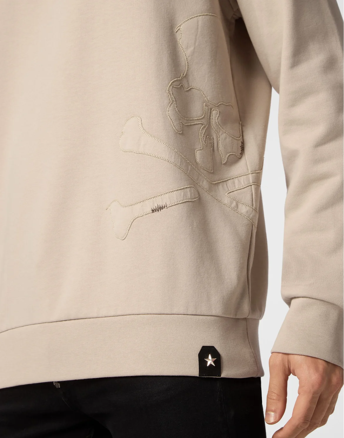 Sweatshirt Round neck Skull&Bones, цвет: Бежевый